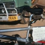 Two road trains in Western Australia