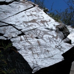 Rock art on the steppes.