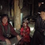 Tibetan Women and Little Girl       