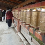 Spinning prayer wheels         