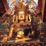 Golden Buddha statue     