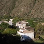 Homes in a Tibetan valley     