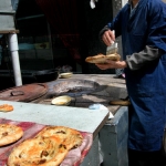 Fresh baked street food.