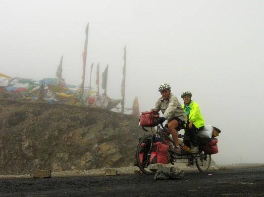 Our first pass into Tibetan lands Our first pass into Tibetan lands
