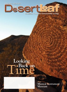 Looking Back On Time an article by Claire Rogers in Desert Leaf