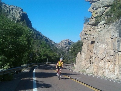 You Ride A Big Southwest Mountain in Summer