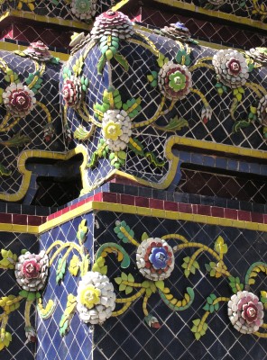 Tile detail in Bankok temple